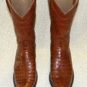 Tecovas Dillon Caiman Belly Western Boots Size 11D